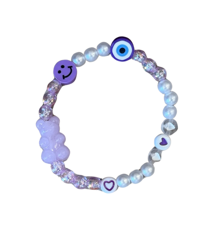 Arm Candy Gummy Bear Love Bracelet Jewelry - Young Cori's Arm Candy Pink Berry