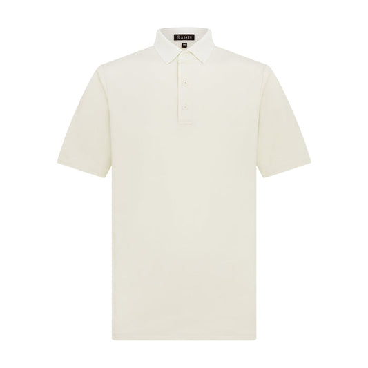 Asher Golf Herringbone Polo Bone