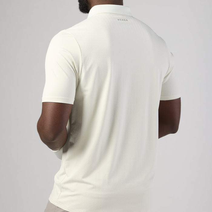 Asher Golf Herringbone Polo