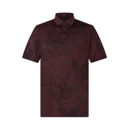 Asher Golf Palm Breeze Polo Wine