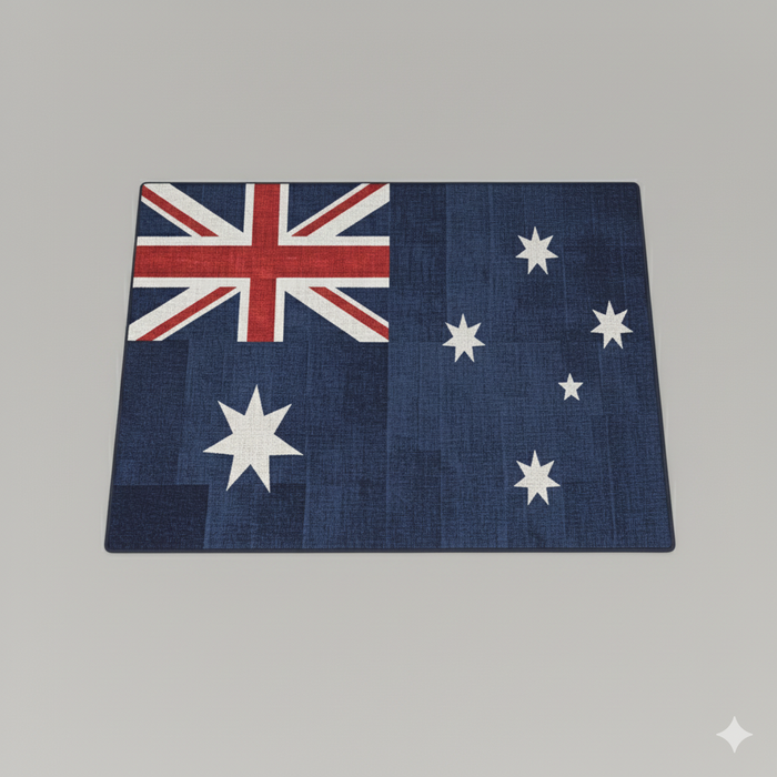 Australian Blue Flag Area Rug