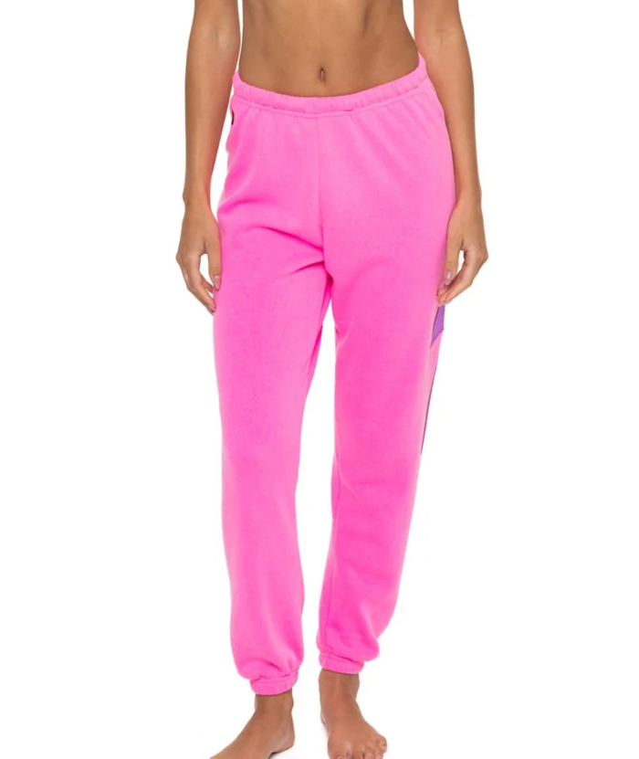 Aviator Nation Women Bolt Stitch Sweatpants Womens Casual Bottoms Aviator Nation