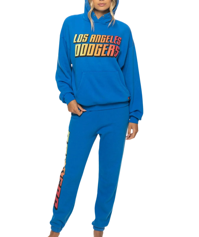 Aviator Nation Women LA Dodgers 2026 Sweatpants Womens Casual Bottoms Aviator Nation