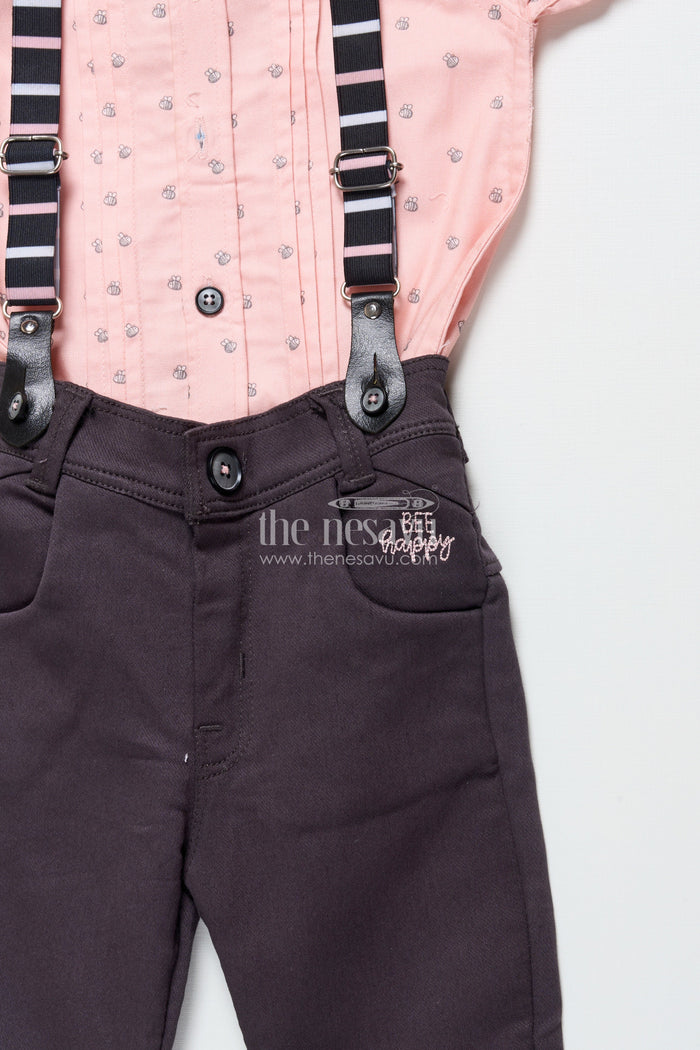 The Nesavu Boys Casual Set Baby Boys Digital Print Casual Set for Playdates and Weekends Nesavu Nesavu baby boys digital printed cotton set playdates daycare everyday wear