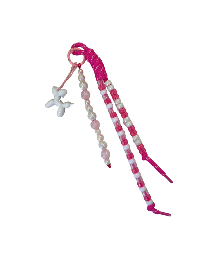 Balloon Dog Paracord Beaded Bag Charms Accessories Cori's Arm Candy