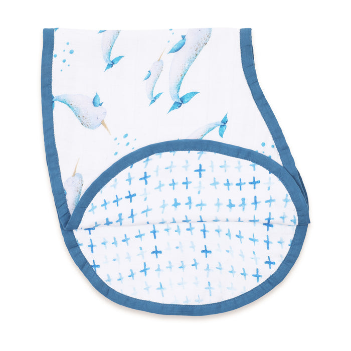 Bamboo Muslin Burp Cloth & Bib (Pack of 2) – Pool Floaties (All Ages)