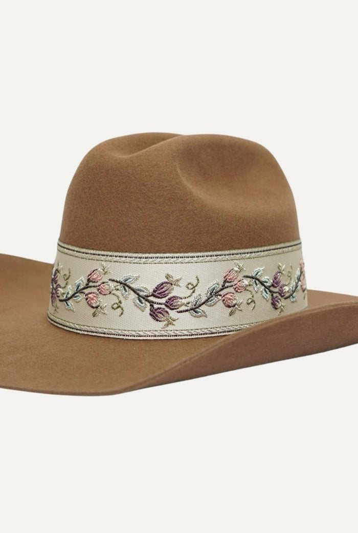 Banded 100% Premium Wool Western Cattleman Hat | Cognac