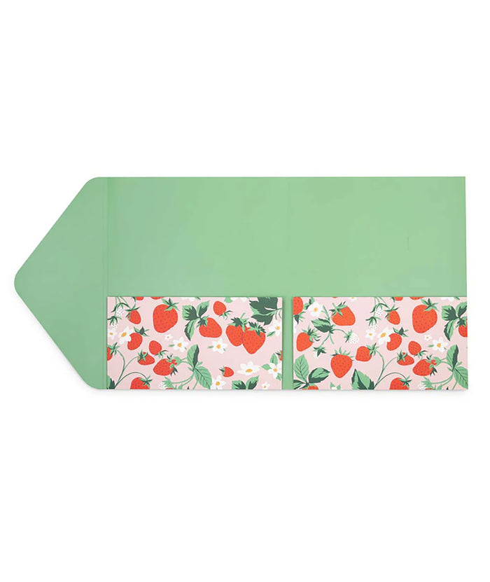 Ban.do Pocket Folder Set Flowers and Fruit Accessories Ban.do
