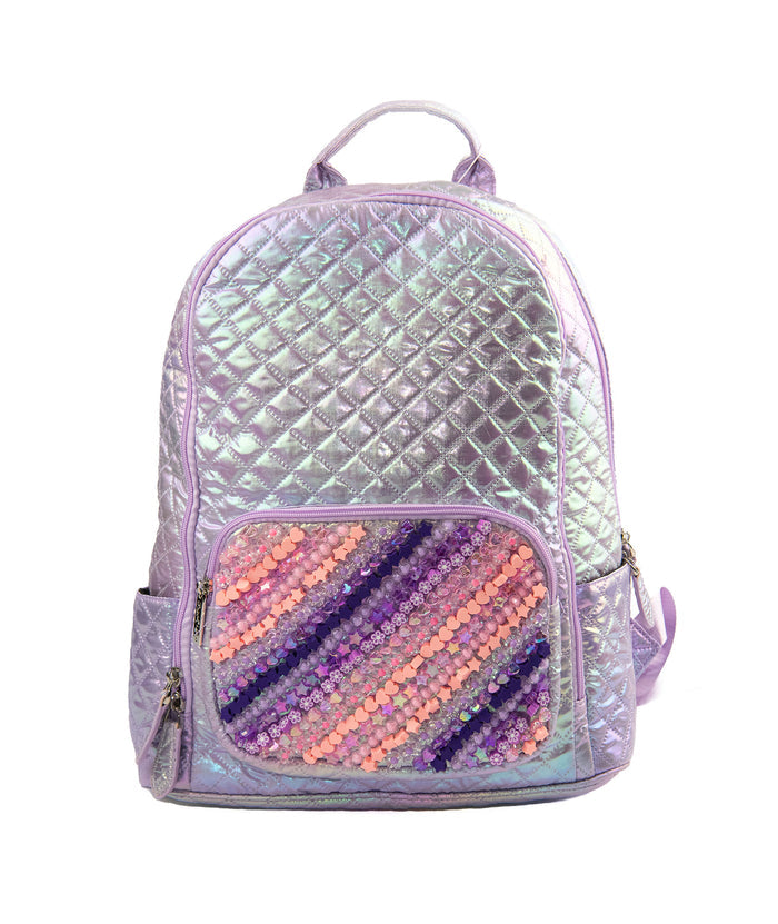 Bari Lynn Backpack Full Charm Pocket Accessories Bari Lynn Lavender