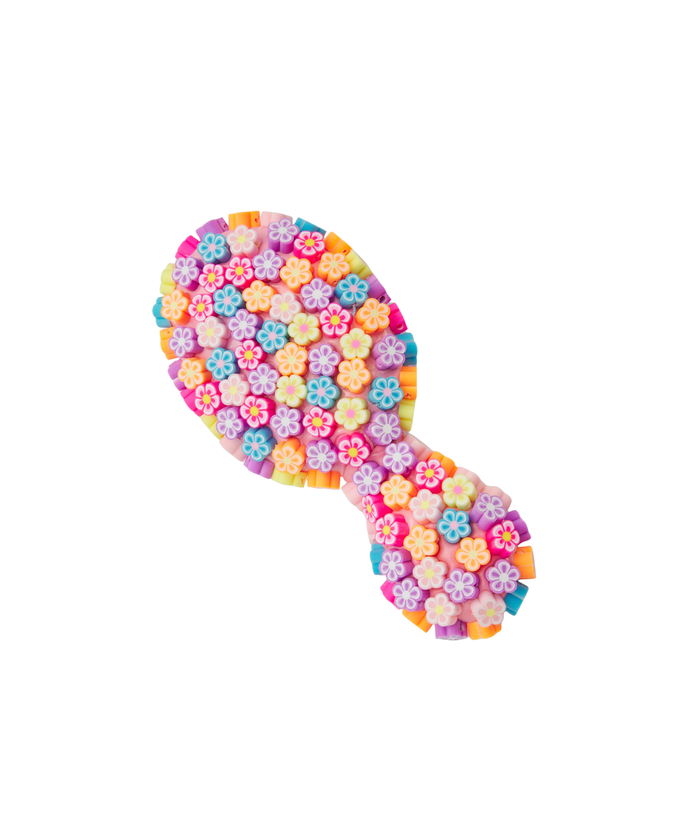 Bari Lynn Full Flower Charm Hair Brush Accessories Bari Lynn