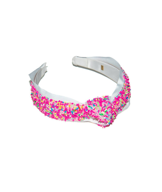 Bari Lynn Knot Headband Grosgrain Sprinkles Accessories Bari Lynn Multi