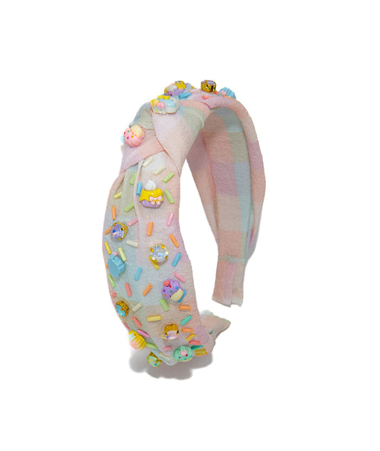 Bari Lynn Knot Headband Pastel Sprinkle Treat Charms Accessories Bari Lynn Multi