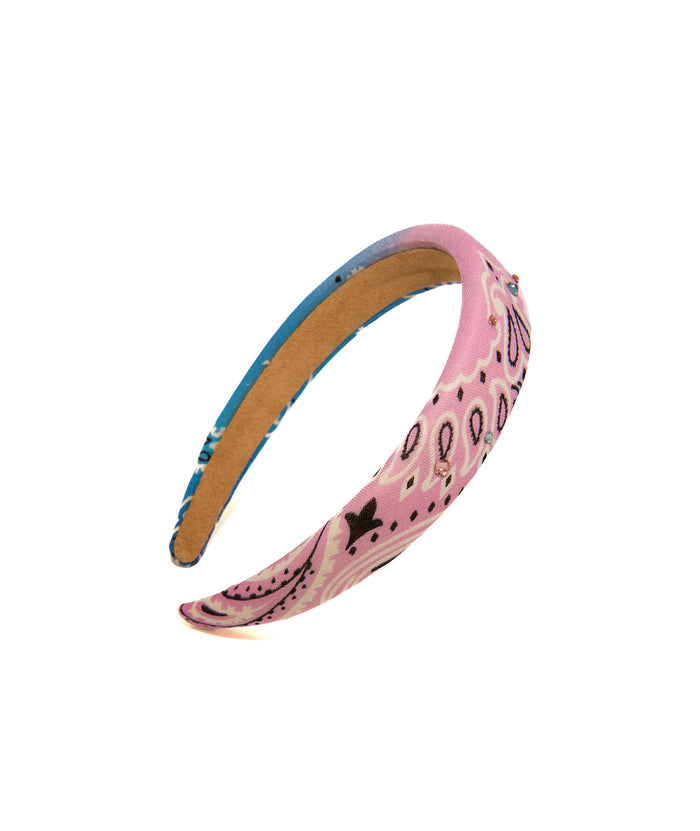 Bari Lynn Knot Padded Bandana Headband Accessories Bari Lynn Cotton Candy
