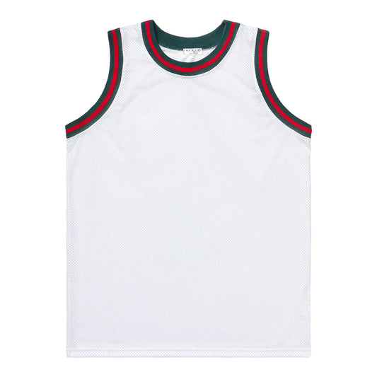Basketball Jersey - White / Green / Red