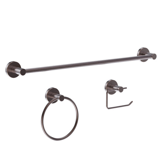Bathroom Accessory Kit, 3 Piece , Oil Rubbed Bronze