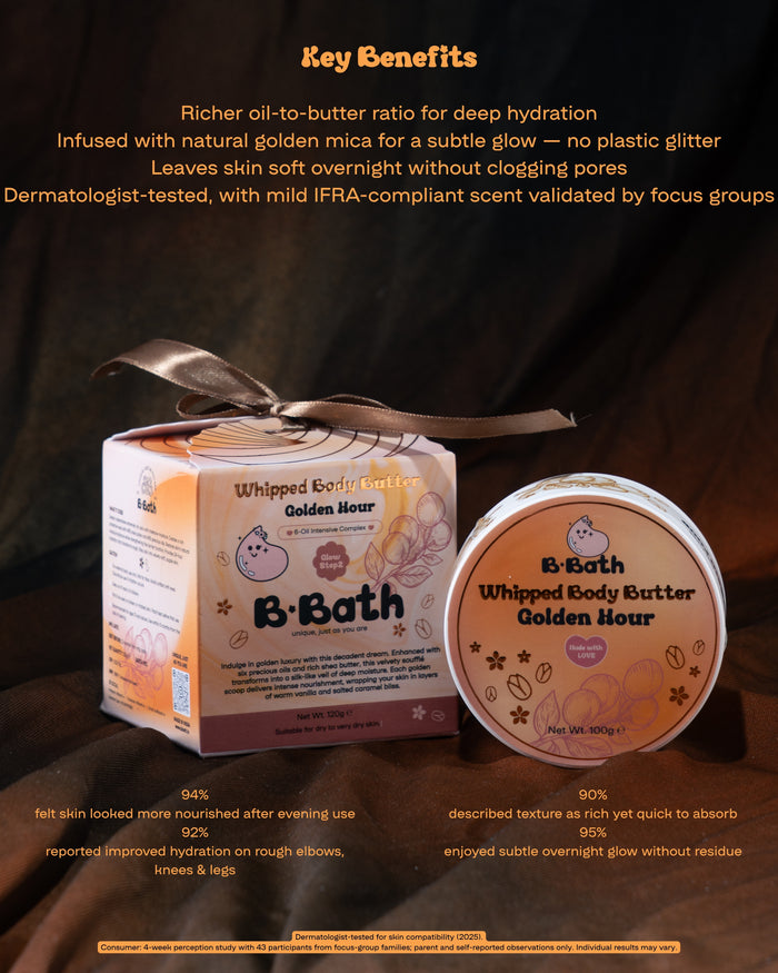 Bbath Golden Hour Whipped Body Butter (All Ages)