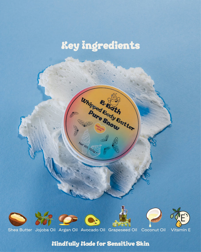 Bbath Pure Snow Whipped Body Butter (All Ages)