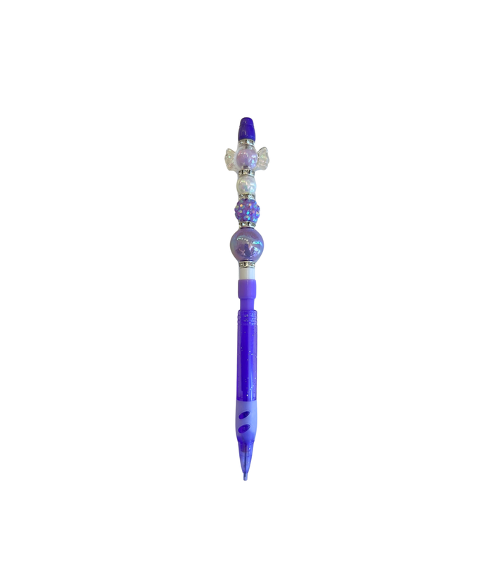 Beadable Back to School Pencils Accessories Cori's Arm Candy Grape