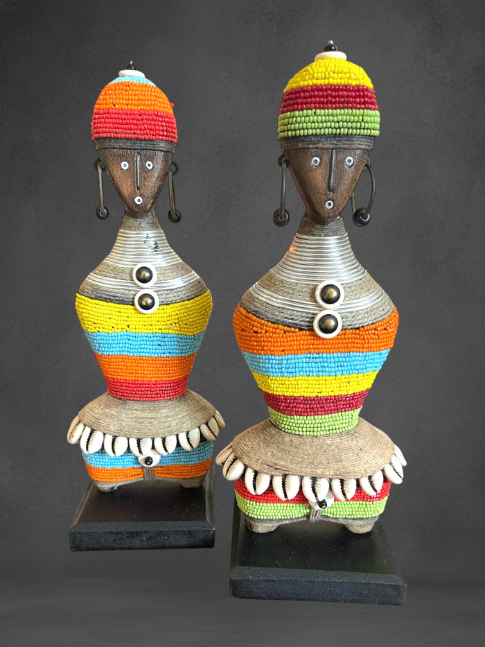Beaded Namji Doll 11" Multicolor