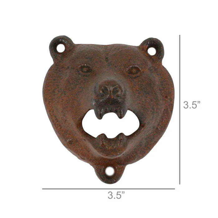 Bear Wall Mounted Bottle Opener