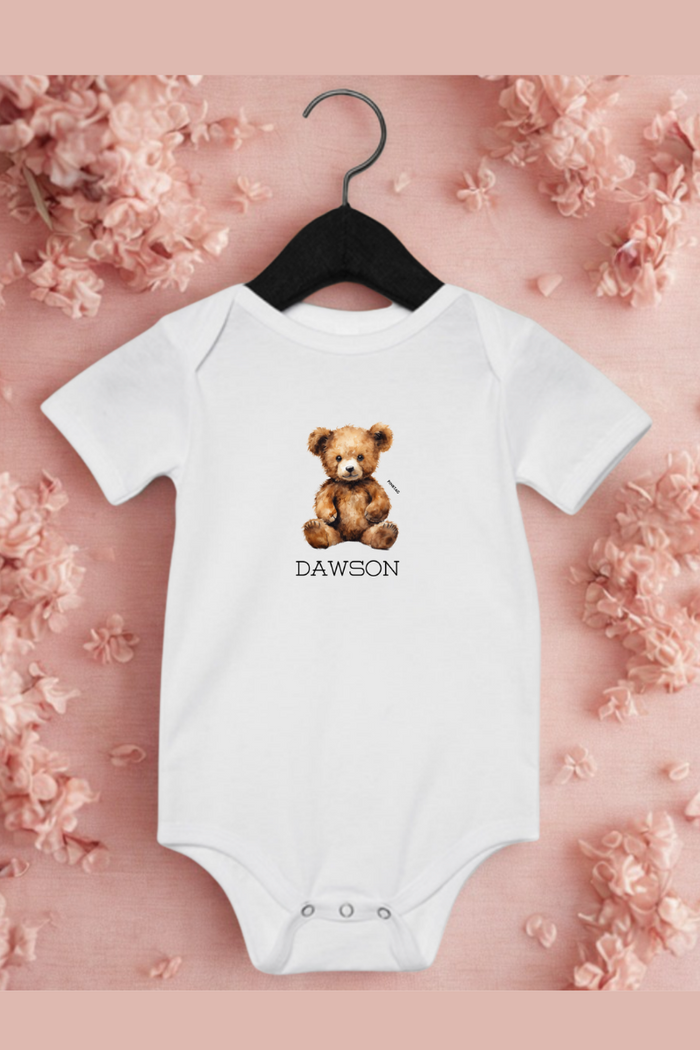 Beary Cute Custom Baby Onesie