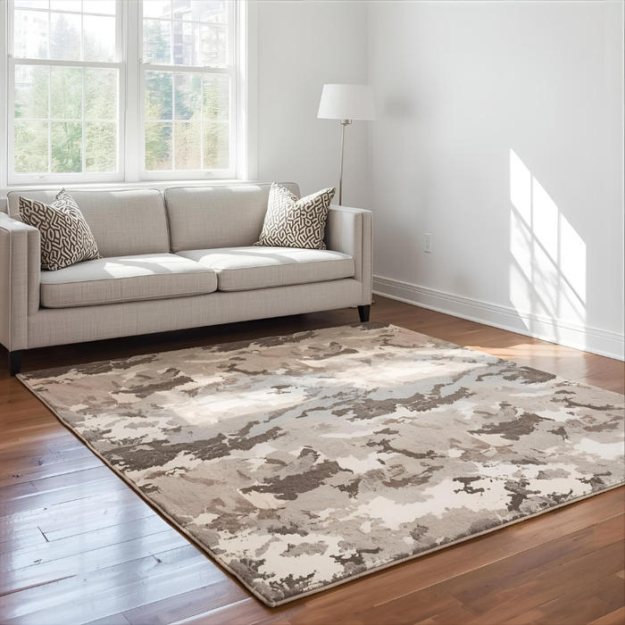 Beige Terrain Area Rug