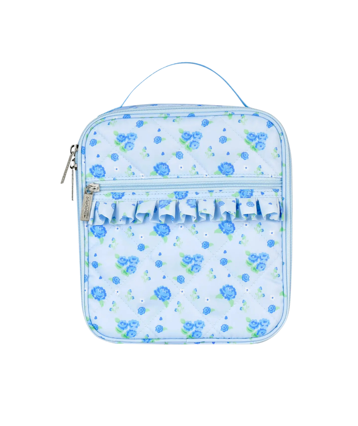 Bitsy Blue Ditsy Floral Lunch Tote Accessories iScream Floral