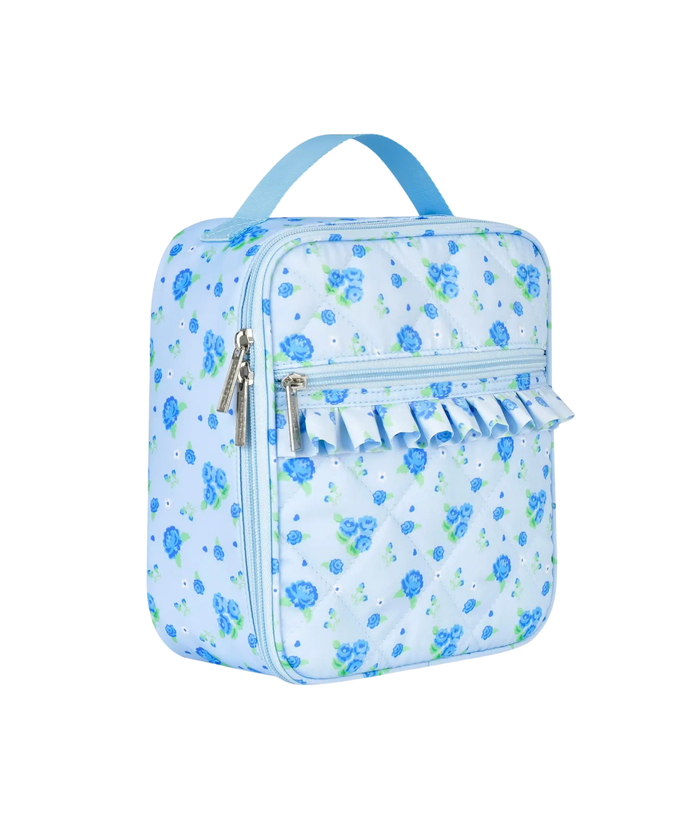Bitsy Blue Ditsy Floral Lunch Tote Accessories iScream