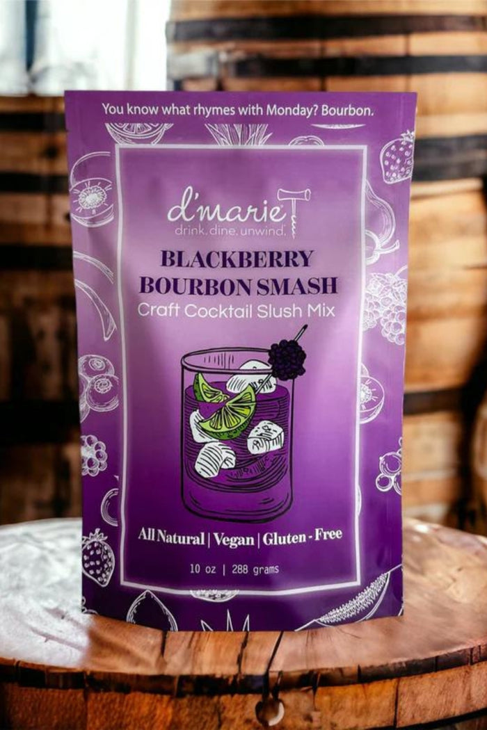 Blackberry Bourbon Smash Cocktail Slush Mix