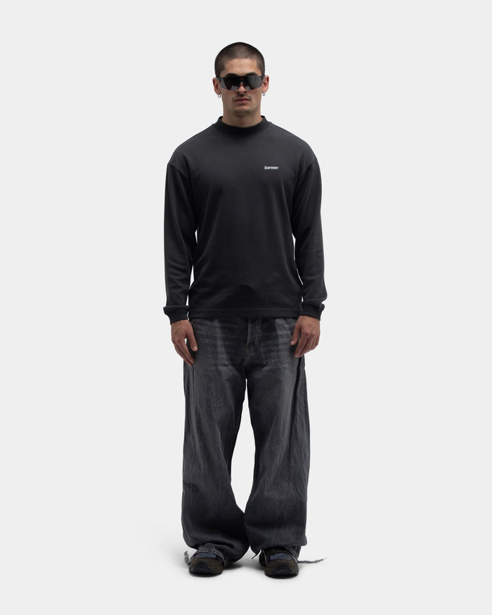 Bliss Mock Neck, Men - Pirate Black