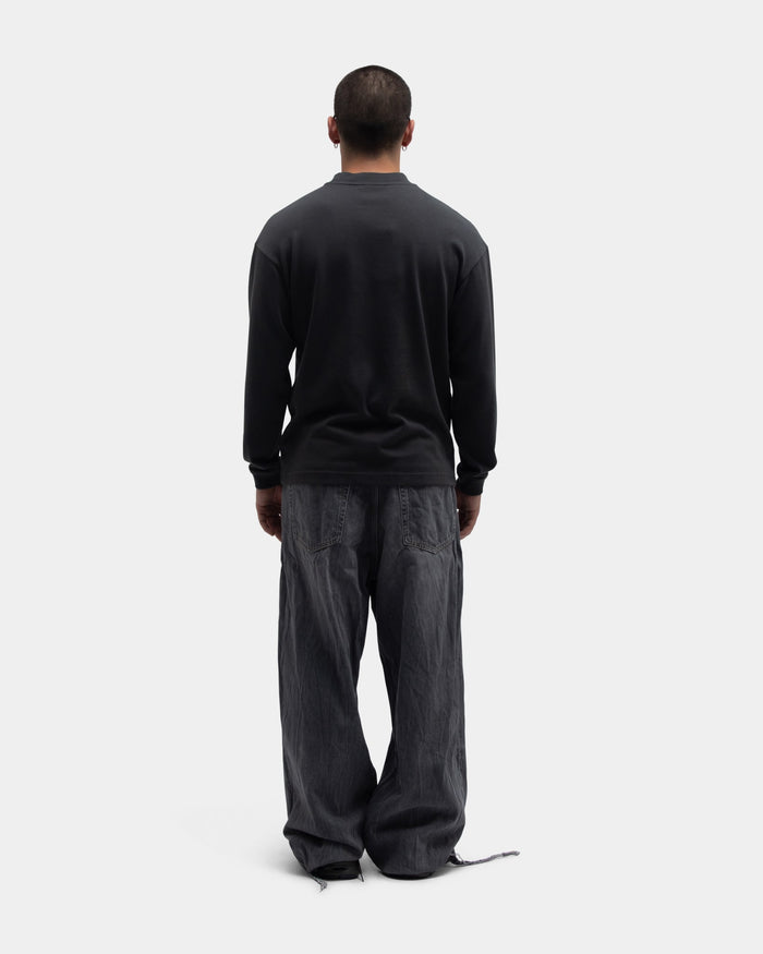 Bliss Mock Neck, Men - Pirate Black