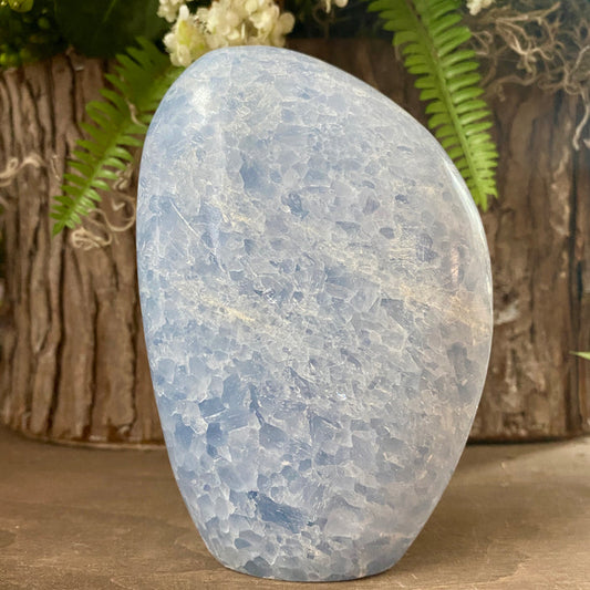 Blue Calcite Free Form
