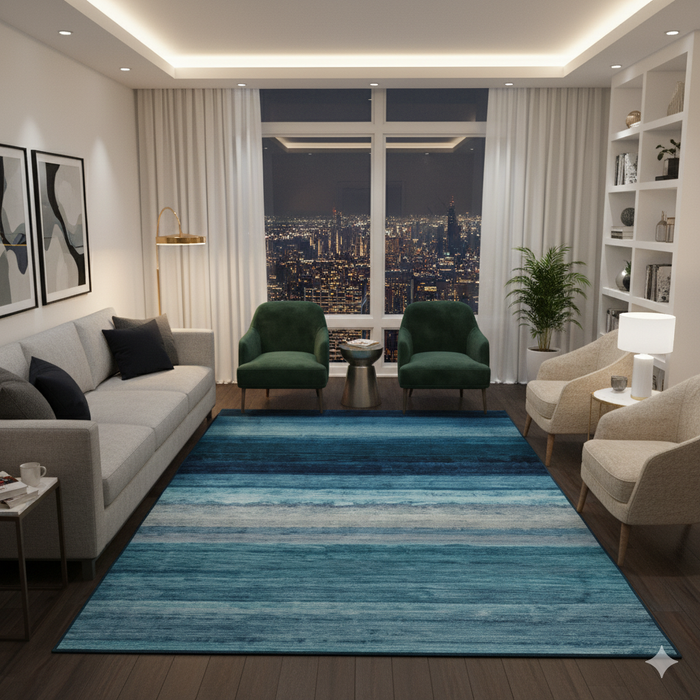 Blue Tide Area Rug