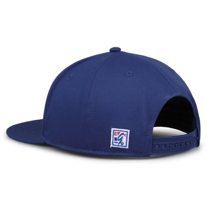 Boise State Broncos Retro Circle Snapback - Royal, rear view