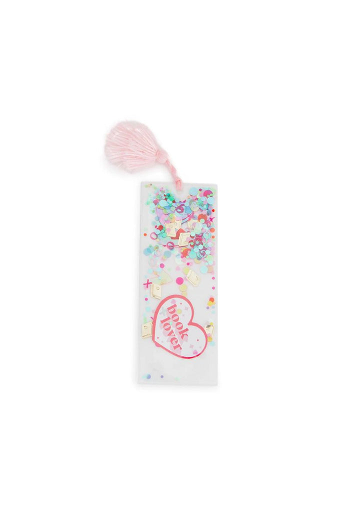 Book Lover Confetti Bookmark