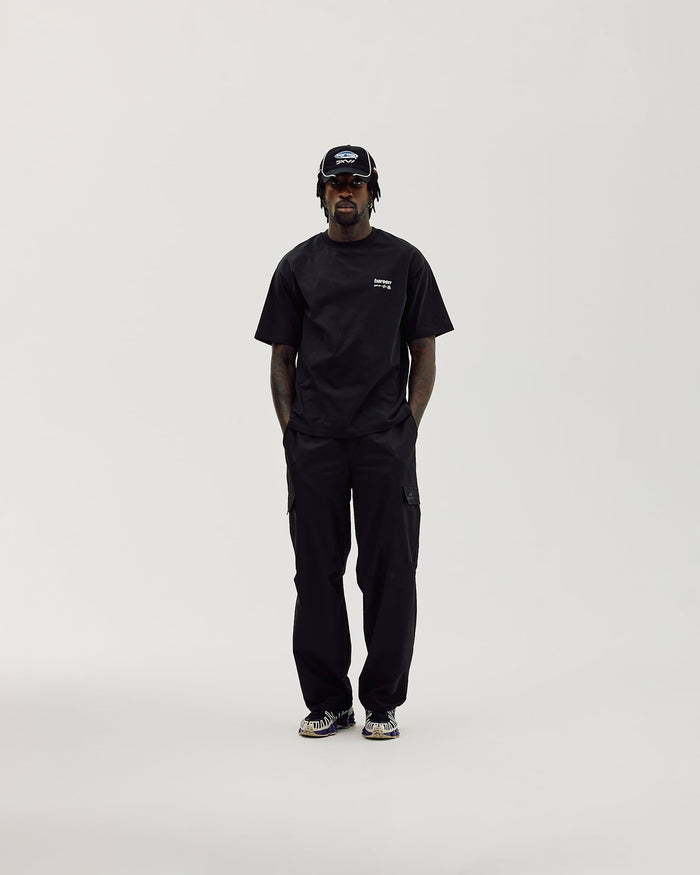 Box Fit T-shirt, Men - Horsepower - Black