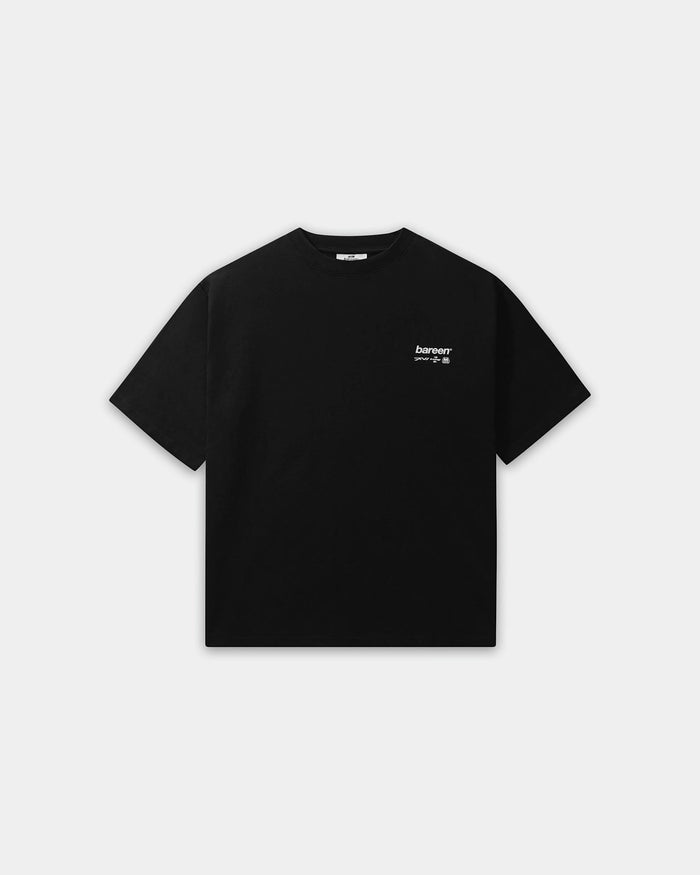 Box Fit T-shirt, Men - Horsepower - Black