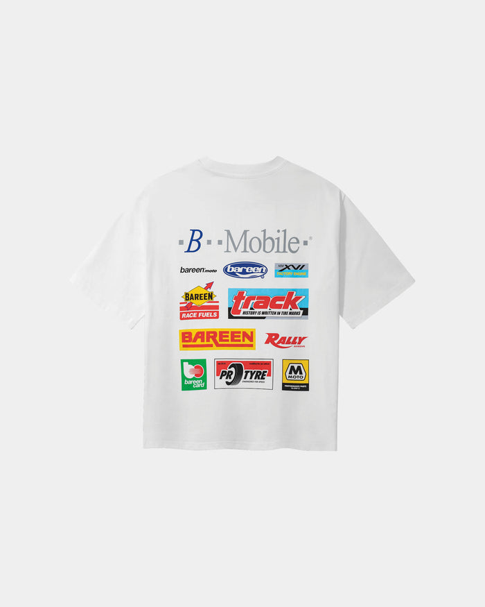 Box Fit T-shirt, Men - Sponsored - White
