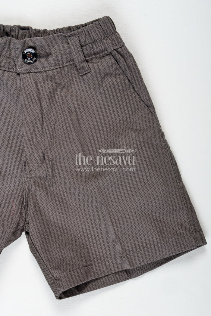 The Nesavu Boys Shorts Boys Comfortable Blue Bike Shorts in Cotton Blend with Elastic Waist and Smart Side Pockets Nesavu Nesavu Boys Cotton Blend Blue Bike Shorts Elastic Waist Functional Fit Active Days