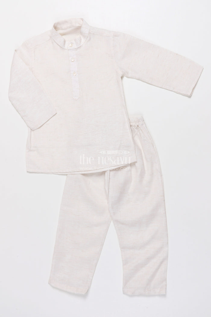 The Nesavu Boys Jacket Sets Boys Kurta Set with Jacket for Weddings and Festive Celebrations Nesavu Nesavu boys silk kurta set sleeveless embroidered jacket perfect weddings ethnic events