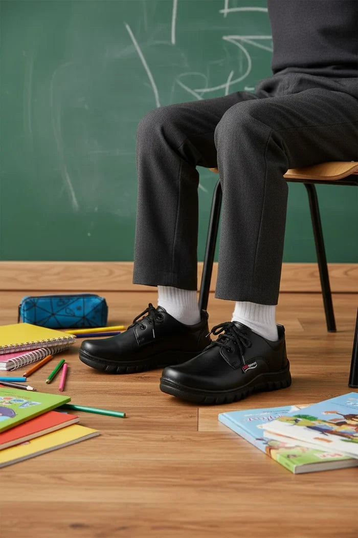 BOYS LACE UP SCHOOL SHOES BG-2501