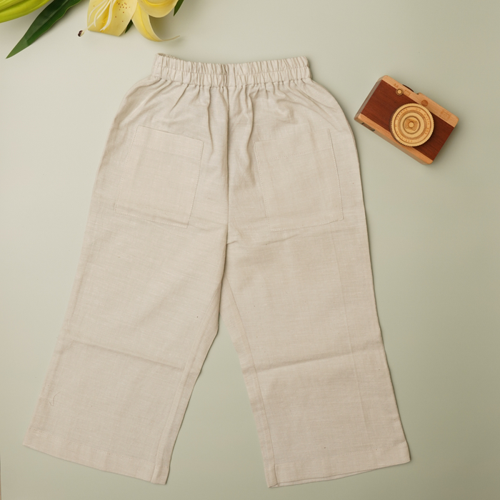 Breeze Belle Cotton Pants' - Girls' Cotton Pants with a Flare (1-6 Years)