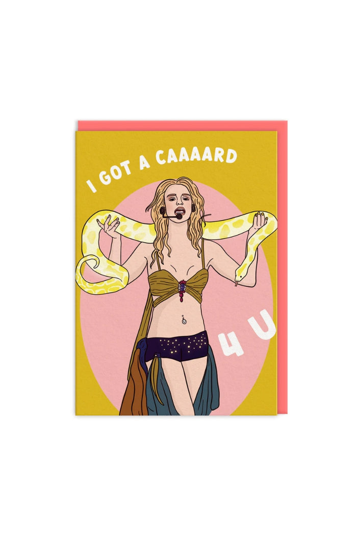 Britney Greeting Card