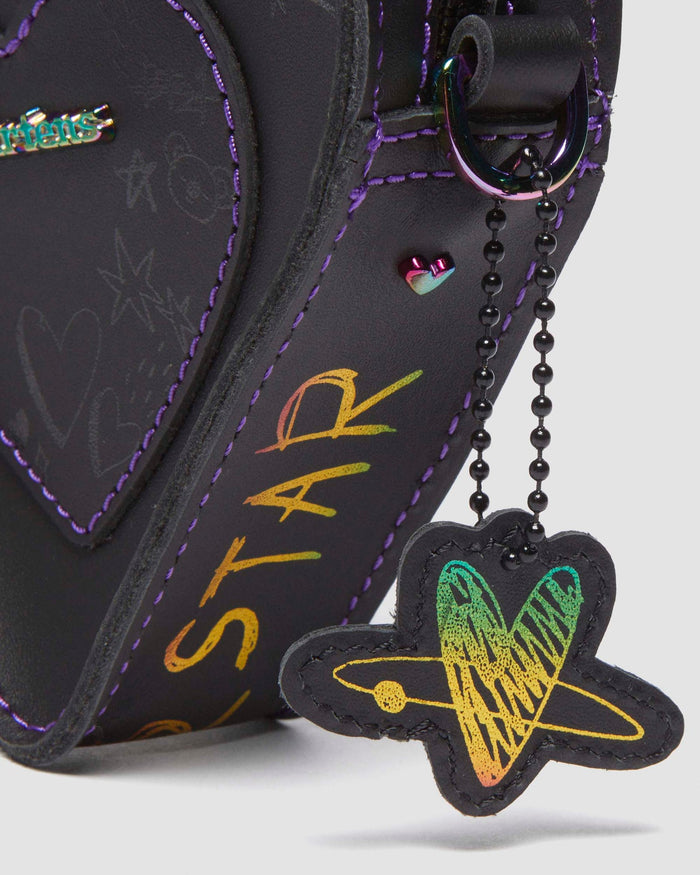 BT21 Mini Heart Leather Bag