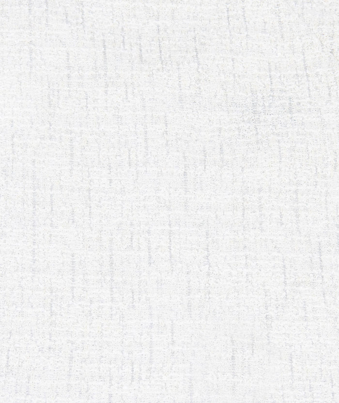 By Debra Girls Clare White/Silver Boucle Ruffle Bottom Sheath Dress Girls Special Dresses By Debra