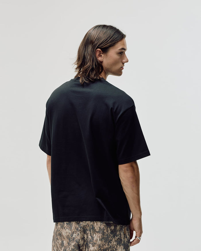 Camo Logo Box Fit, Men - Black