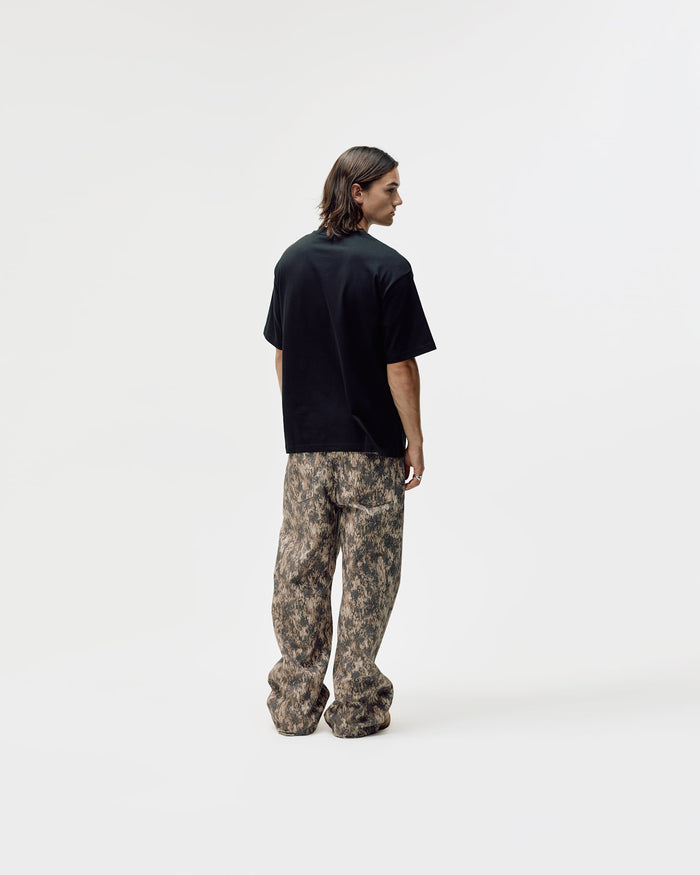 Camo Logo Box Fit, Men - Black