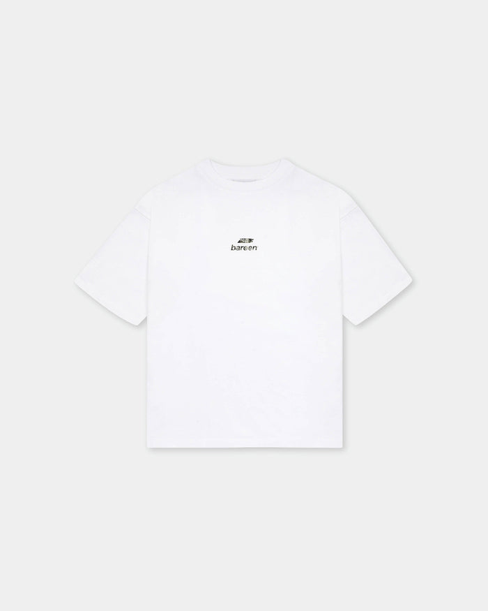 Camo Logo Box Fit, Men - White