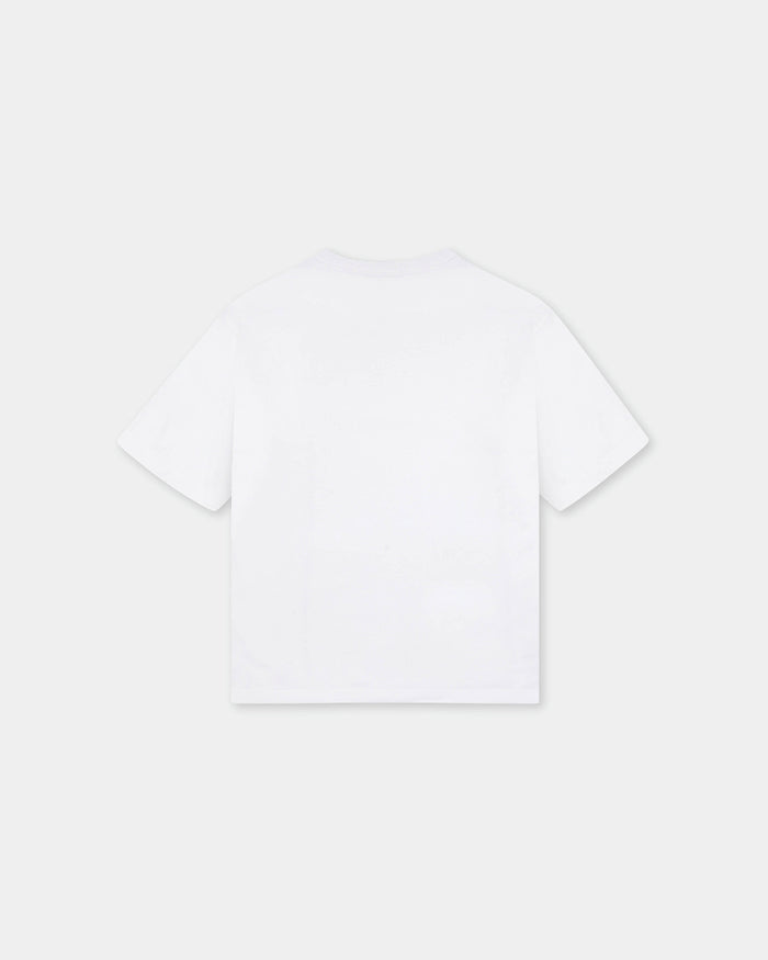 Camo Logo Box Fit, Men - White