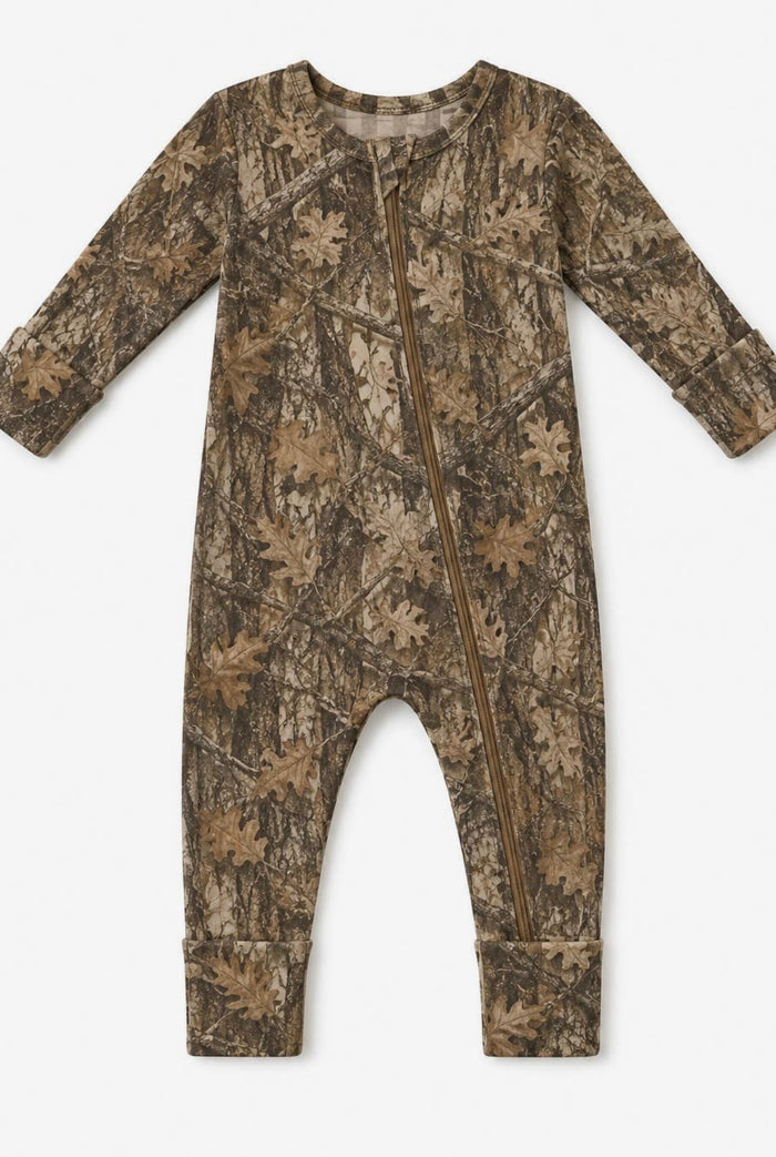 Camo Zip Pajamas